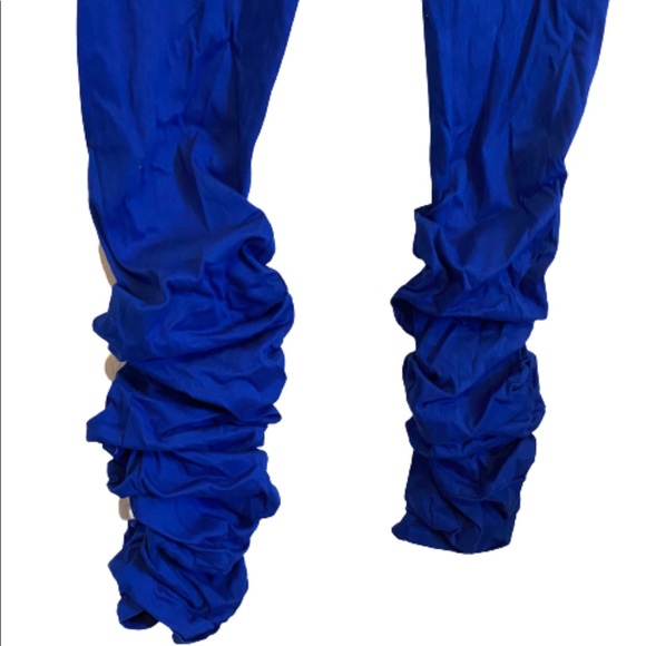 NWT Strike A Pose Stacked Jeans - Royal - Picture 7 of 7